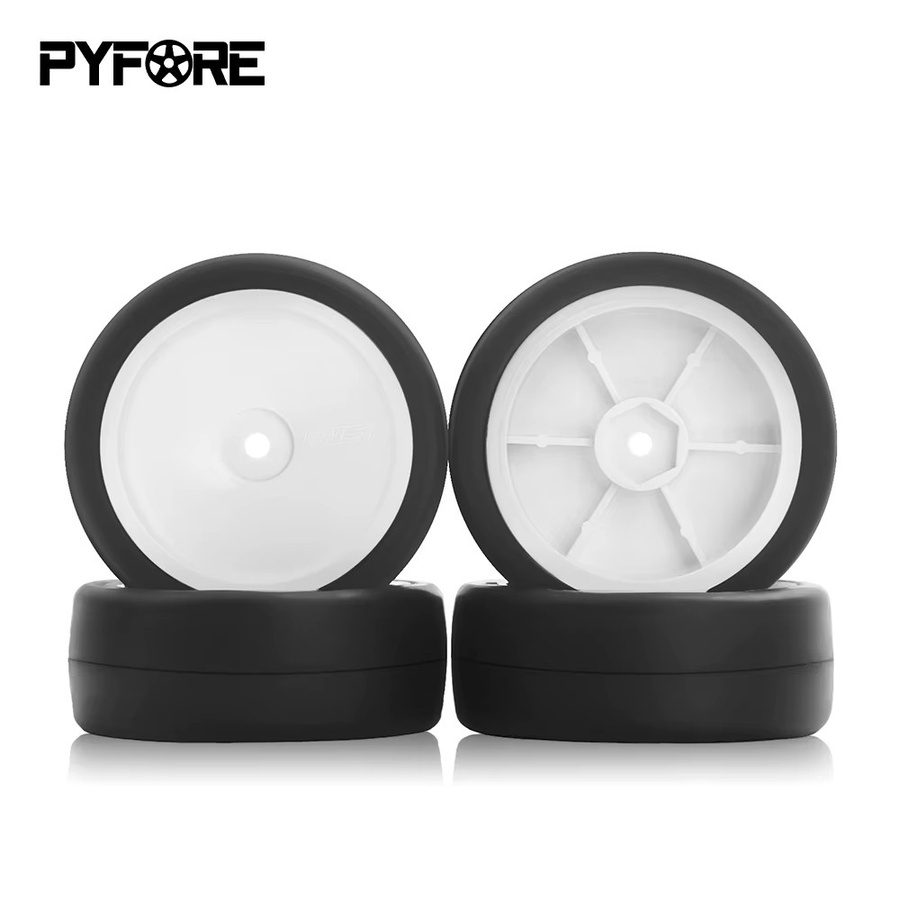 PYFORE Racing Hot Melt Reifen, 4er Set, 1:10 RC Modell Zubehör - Bild 3