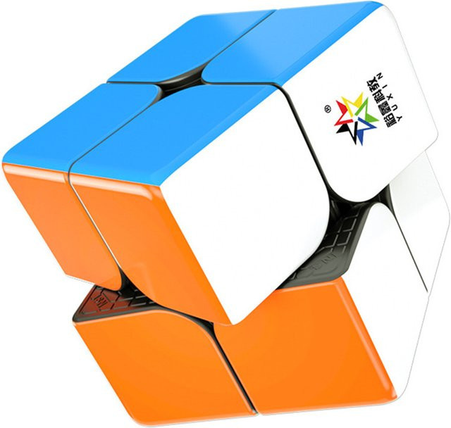 Yuxin Little Magic 2x2 v2 M Magische Magnetische Cubing Geschwindigkeit Professionelle Cubo Magico Puzzle Spielzeug, Bunt / Mehrfarbig - Bild 1