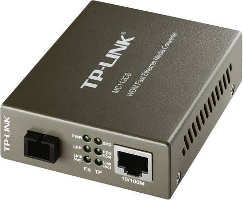 TP-Link MC112CS LAN SFP Netzwerk-Medienkonverter 100MBit/s in Grau - Bild 1