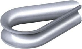 OBO Bettermann Metall-Seilkausche aus Stahl in Silber, galvanisiert - Bild 1