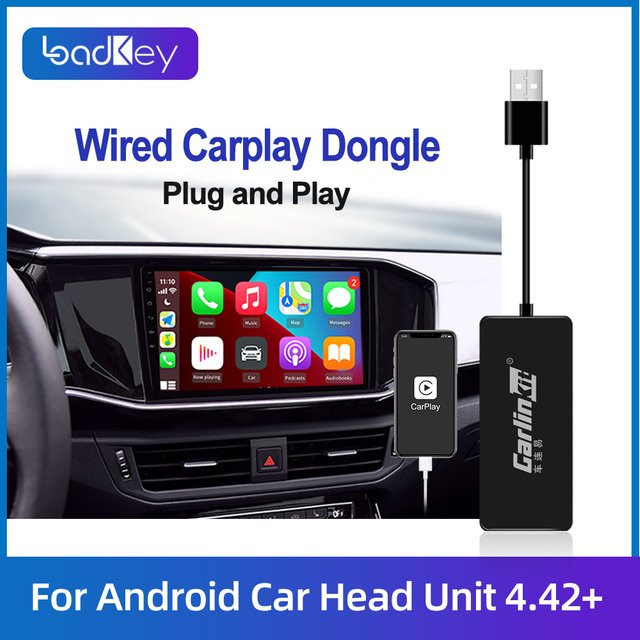 Carlinkit Smart Link Dongle für Android Auto und Apple CarPlay in Schwarz mit USB-C Anschluss - Bild 1