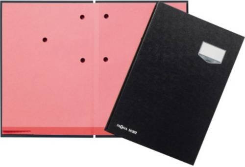 Pagna Unterschriftenmappe de Luxe DIN A4 mit 20 Fächern in Schwarz und Pink - Bild 1