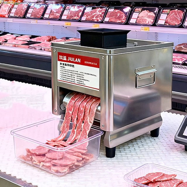 Elektrischer TYCUGA Fleischschneider aus Edelstahl in Silber für Fleisch, Fisch und Gemüse - Bild 1