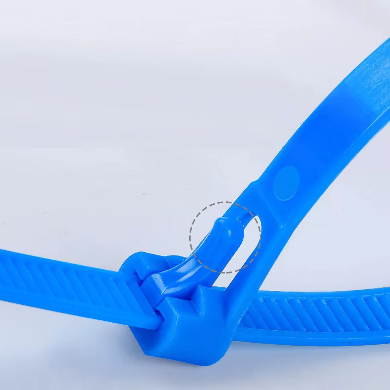 100 Stück wiederverwendbare Kabelbinder aus Nylon in gemischten Farben für Kabel und Draht-Organisation - Bild 2