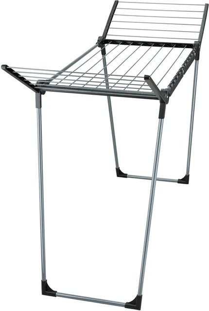 Leifheit Wäscheständer Pegasus 150 Solid Slim Schwarz mit 15 m Wäscheleinen - Bild 1