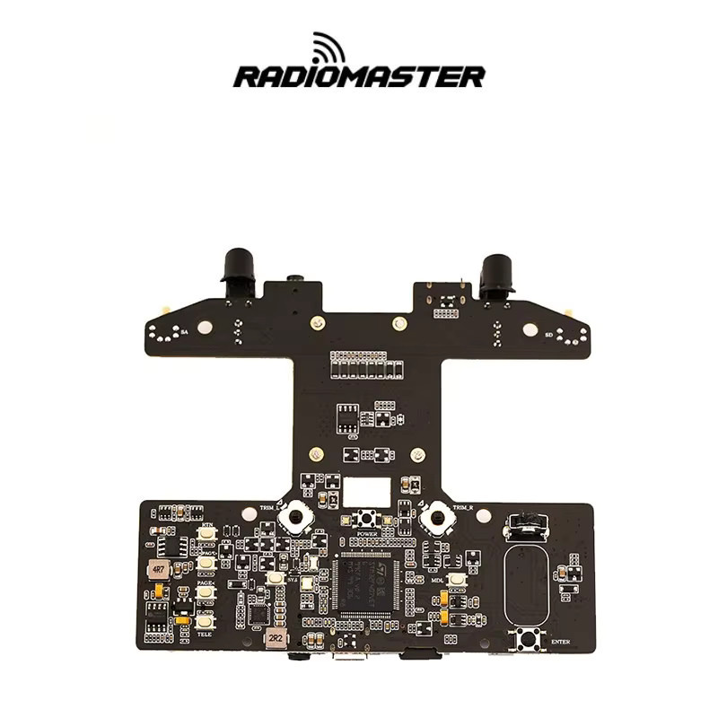 RadioMaster POCKET Ersatzteile für ELRS RF-Modul Antenne Joystick Hauptplatine und Tasten in Schwarz - Bild 2