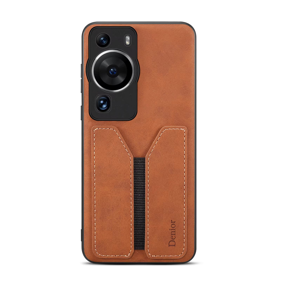 Eucagr Luxus Leder Handyhülle mit Kartenhalter für Huawei P30 P40 P50 P60 Pro und Mate 60 50 40 30 sowie Honor Pro, stoßfest, Schwarz und Braun - Bild 3