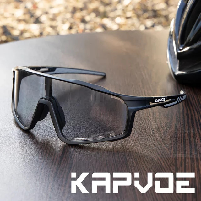 Kapvoe Sportsonnenbrille, Vollrand, black - Bild 1