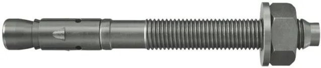 FeNau Bolzenanker aus Edelstahl V4A in Silber, M10, für Außen- und Küstenbereiche geeignet - Bild 1