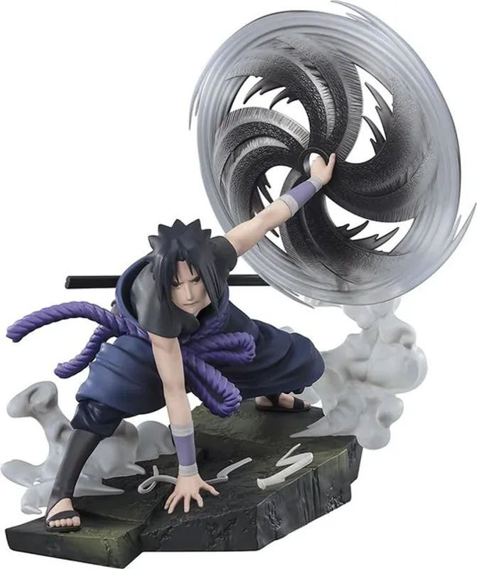 Figuarts ZERO Naruto Shippuden Uchiha Sasuke Mangekyo Sharingan Licht und Dunkelheit Komplettfigur aus Kunststoff, mehrfarbig, Höhe: 20 cm - Bild 1