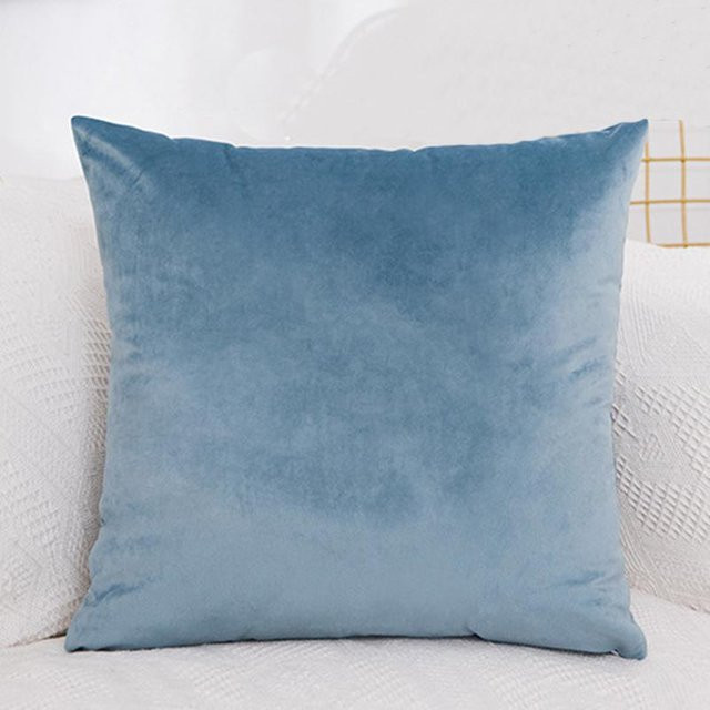 Yiran Furniture Kissenbezug aus Samt in Dunkelblau, B/H: 40 x 40 cm - Bild 1