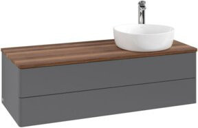 V&B Waschtischunterschrank Antao mit Beleuchtung und lackierter Oberfläche, B/T/H: 120 x 36 x 50 cm - Bild 1