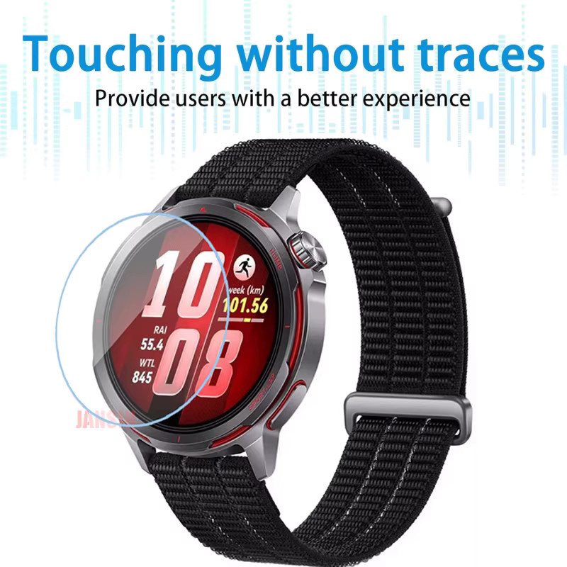 Displayschutzfolie Huawei Watch GT Runner 2, Gehärtetes Glas, Transparent - Bild 4