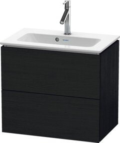 Duravit Waschtischunterschrank Compact L-Cube, Wandhängend, Weiß Matt, B/T/H: 62 x 39,1 x 55 cm - Bild 1
