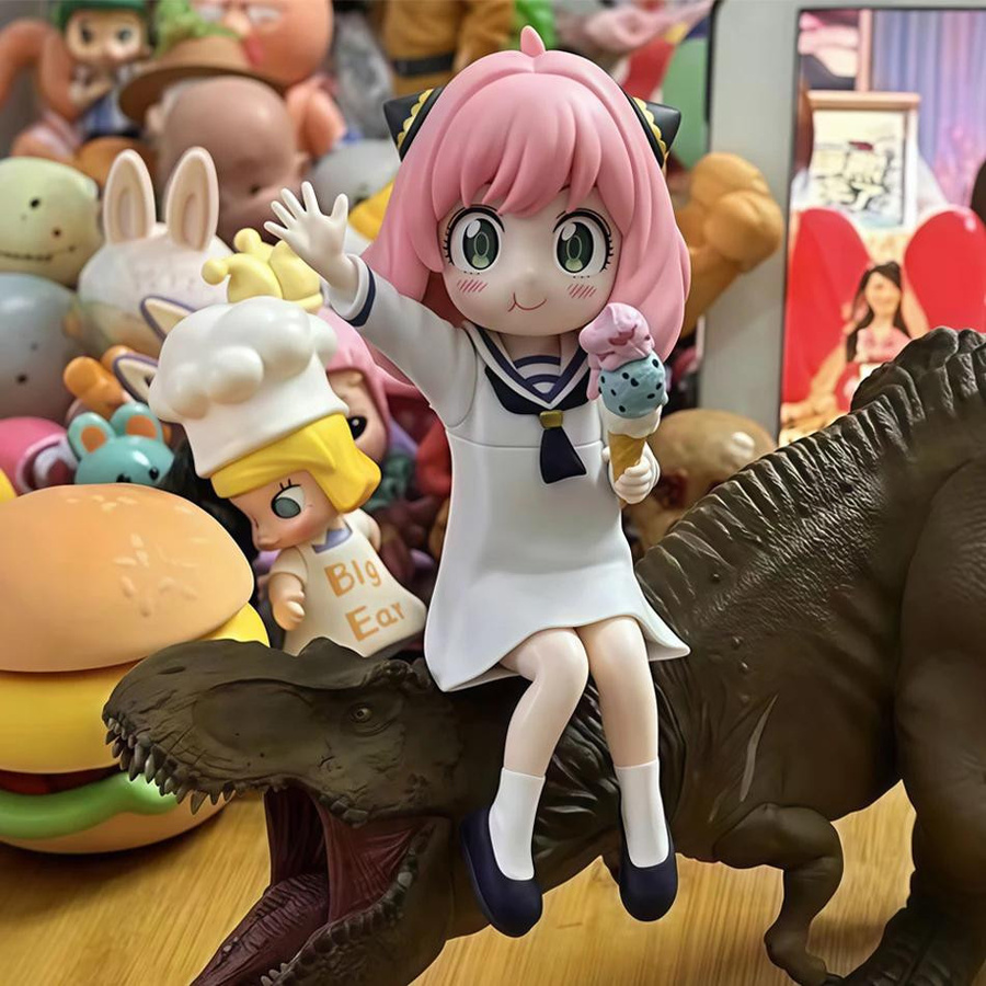 Spy X Family Anime Actionfigur Fashnics aus PVC für Kinder, bunte Spielzeugpuppe mit Anya, Yor und Loid Forger sowie Chimera - Bild 4