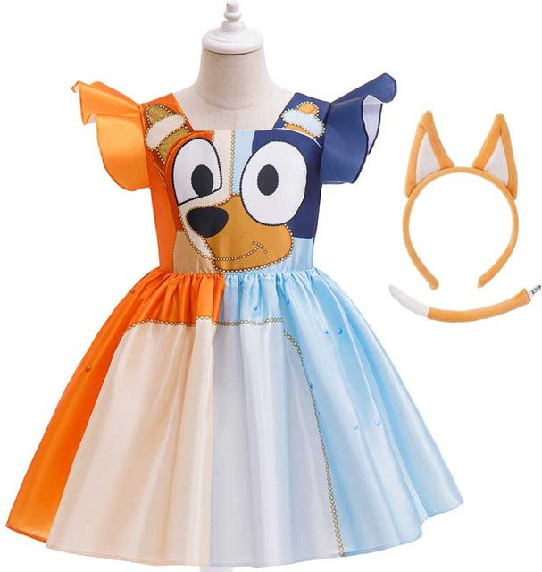 OSMANLUER Prinzessin Bingo Hund Anime Kostüm, Mädchen, Plüsch / Textil, Bunt / Mehrfarbig - Bild 1