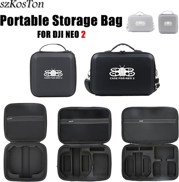 DJI NEO 2 RC N3 Tragbare Aufbewahrungstasche als Schulter- und Rucksacktasche in Schwarz - Bild 1