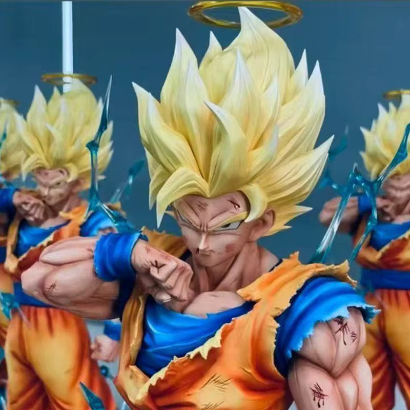 Bandai Dragon Ball Z Son Goku Ssj2 Figur, Actionfigur, mit Led Basis - Bild 3