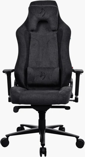Vernazza Soft Fabric Gaming-Stuhl in Pure Black - Bild 1