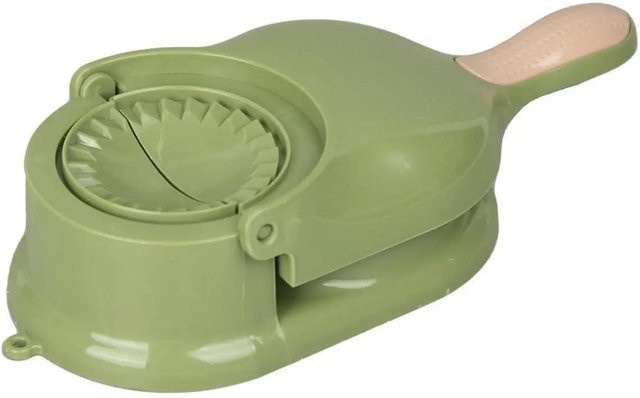 Yiran Furniture 2-in-1 Knödel-Maker in Grün, manueller Teighautformer für Ravioli und Empanadas aus Kunststoff - Bild 1