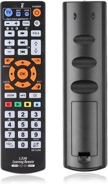 Bai Fen Bai-Digital 3C Smart IR-Lernfernbedienung L336 mit 42 Tasten in Grau - Bild 1
