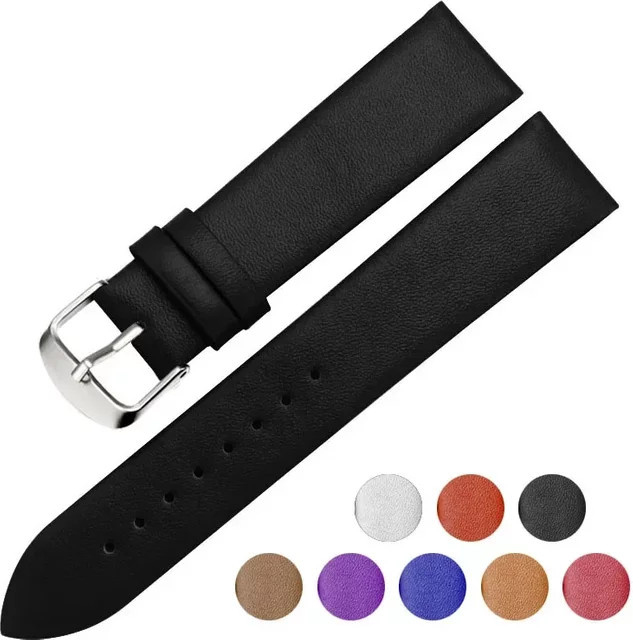 FancyWrist Uhrenarmband Kalbsleder, Silber, Unisex - Bild 1