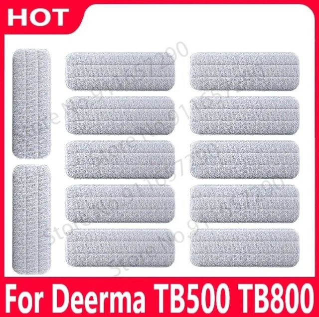 Deerma TB500 TB800 Ersatz-Moppkopf mit Sprühfunktion und 360 Grad rotierendem Reinigungstuch aus Carbonfaser, B/T/H: 36,0 x 13,0 cm - Bild 1