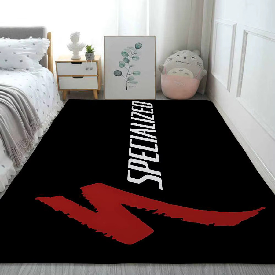 S-SpecializedES Hd Bodenmatte Rastar in Schwarz als Wohnzimmerteppich, Schlafzimmerteppich oder Outdoor-Teppich in rechteckiger Form - Bild 2