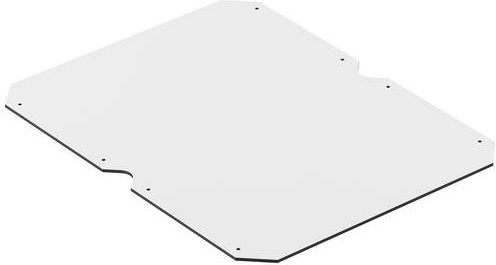 Spelsberg GEOS-L EPD-4050 72101801 Montageplatte aus Isolierstoff in Weiß, B: 37,6 cm, L: 47,6 cm, H: 0,4 cm - Bild 1
