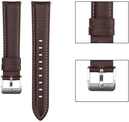Foucsontop Uhrenarmband Leder, Schwarz, Unisex - Bild 1