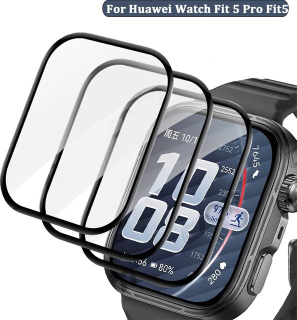 Displayschutzfolie Huawei Watch Fit 5, PMMA, transparent - Bild 1