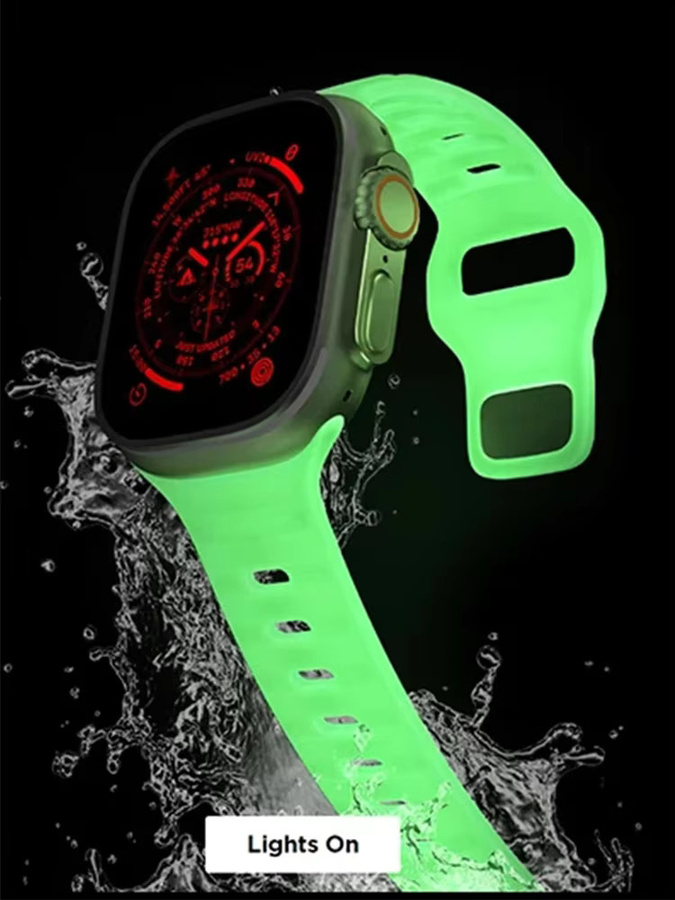 HUBANDE Uhrenarmband Silikon, Weiß, Unisex - Bild 4