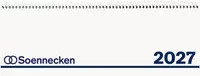 Soennecken Querkalender 2027 Wochenkalender in Weiß, Schwarz und Rot - Bild 1