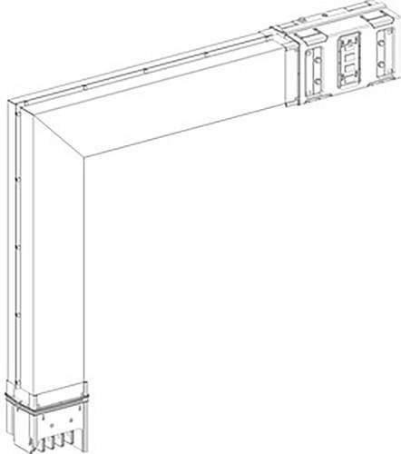 Schneider Electric KSC Winkelelement KSC400DLF4CF Brandschott Winkelprofil 400A flach PE außen - Bild 1