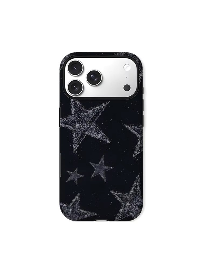 Grain Star Robuste Handyhülle für iPhone 17 16 15 14 13 Pro Max Plus mit Magnetfunktion, Schwarz - Bild 6
