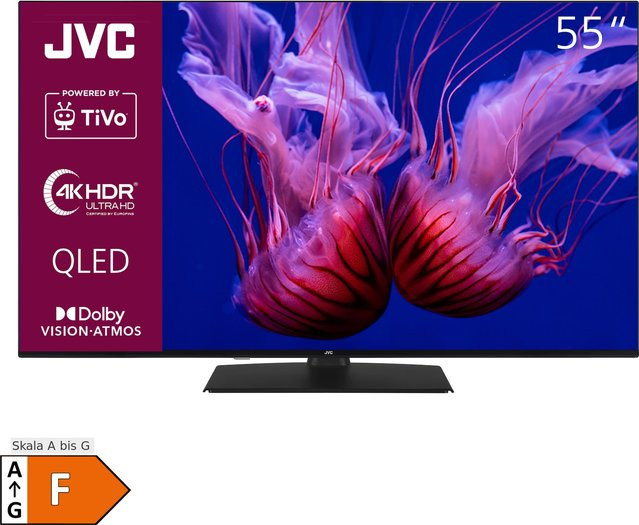 JVC QLED Smart TV LT-55VUQ3455 4K UHD HDR Dolby Vision Atmos in Schwarz (55 Zoll) - Bild 5