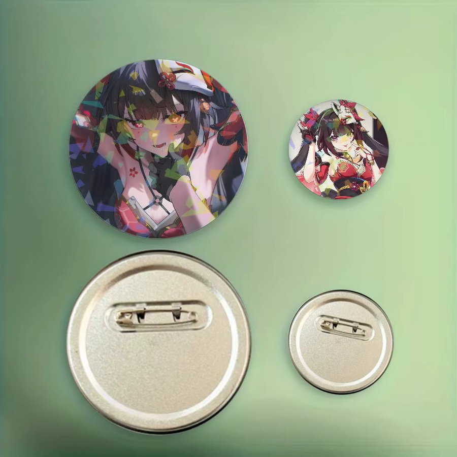 Brosche Honkai Star Rail Sparkle Laser Button Pins, Unisex - Bild 3
