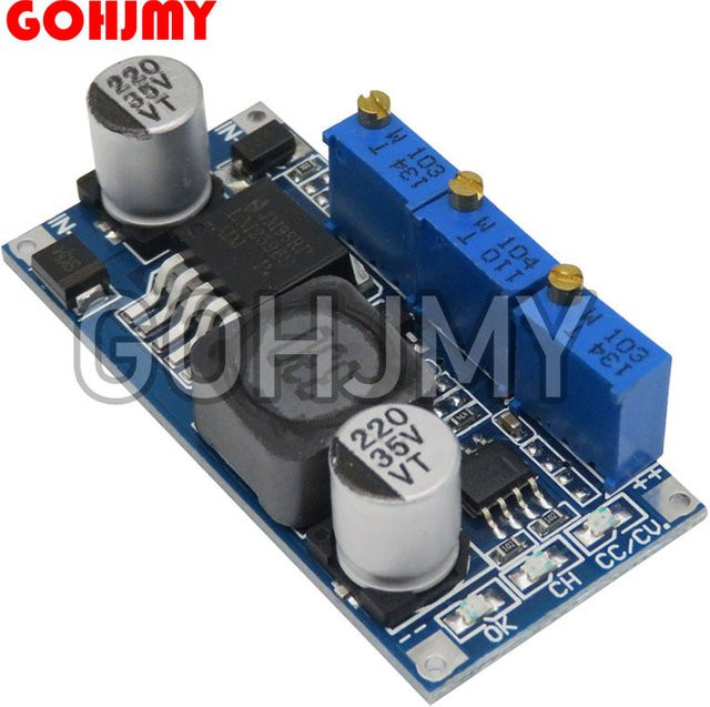 GOHJMY LM2596 DC-DC Step-Down Modul einstellbare CC/CV Stromversorgung in Blau - Bild 1