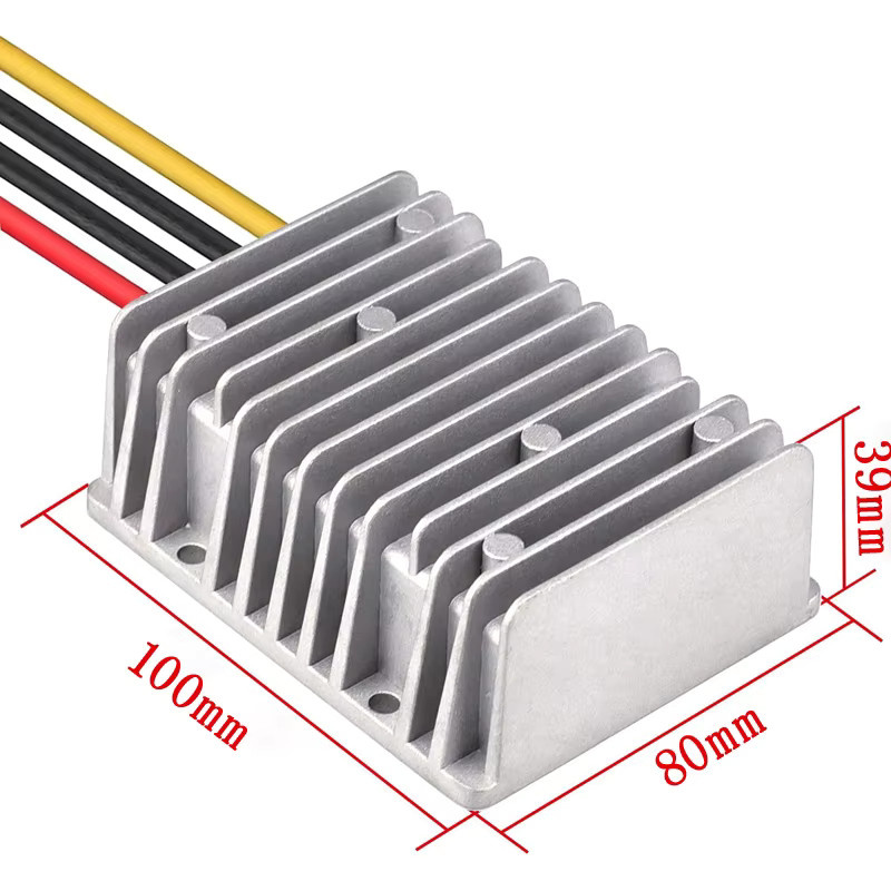 GYVRM DC-DC Aufwärtswandler Spannungsstabilisator 12V bis 48V 10A 480W in Silber - Bild 2