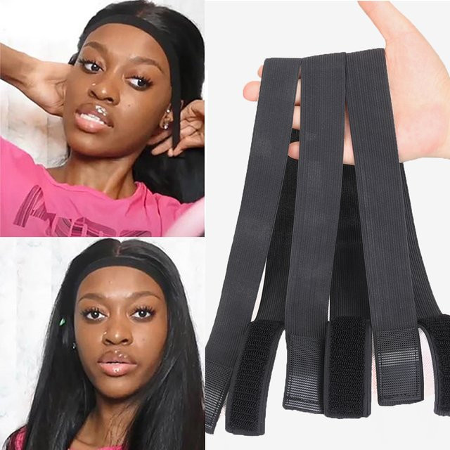 Perückenband für Haarspitzen, 3/3,5 cm, elastisch, verstellbar - Bild 1