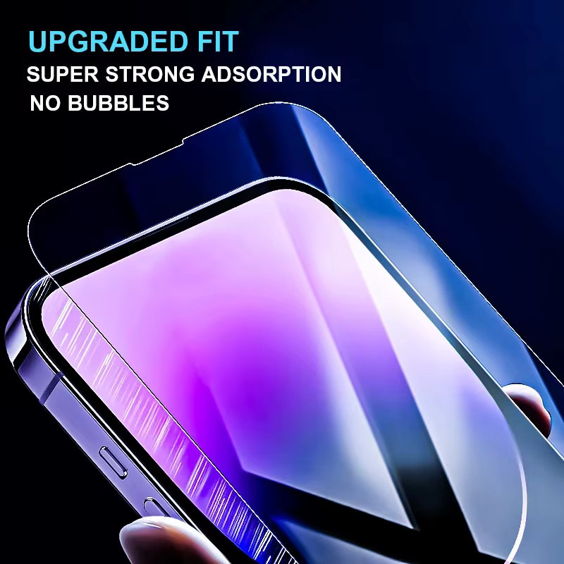5 Stück Displayschutzfolien aus gehärtetem Glas für Apple iPhone 12 bis iPhone 17 Pro Max, transparent - Bild 6