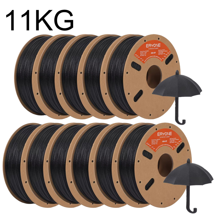 ERYONE ASA GF Glasfaser 3D-Druckfilament, 1,75 mm, Schwarz, UV- und witterungsbeständig - Bild 6