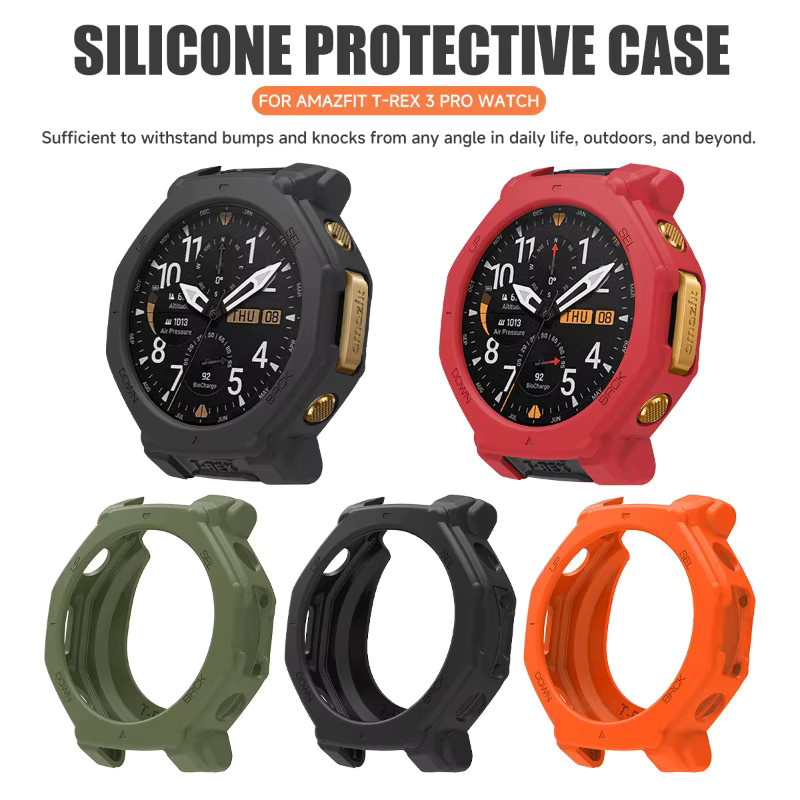 Huami Uhrenarmband Silikon, Amazfit T-REX 3 Pro, Orange - Bild 3