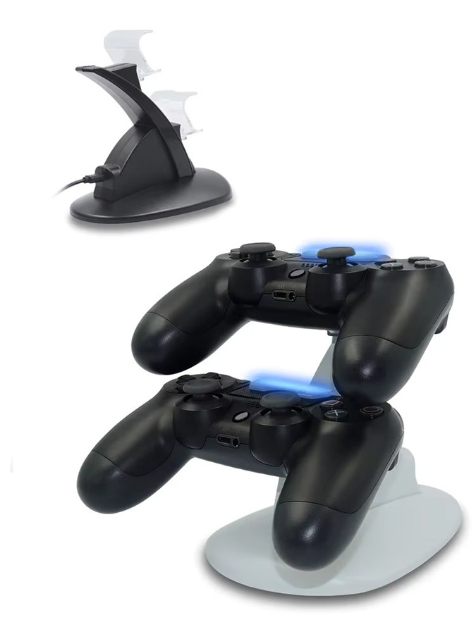 Sony Controller-Ladestation für PlayStation Dualshock 4 in Schwarz für PS4 Pro Slim - Bild 4