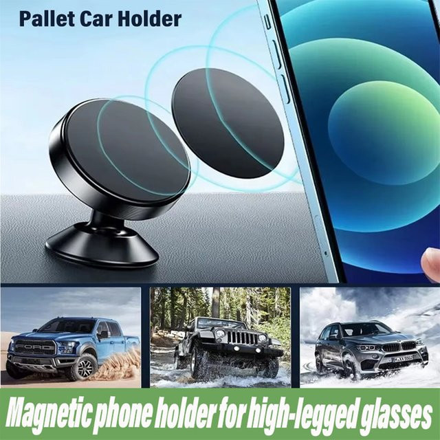 VIKEFON Magnetische Auto Telefonhalterung für Dashboard und Armaturenbrett in Schwarz oder Gold - Bild 1