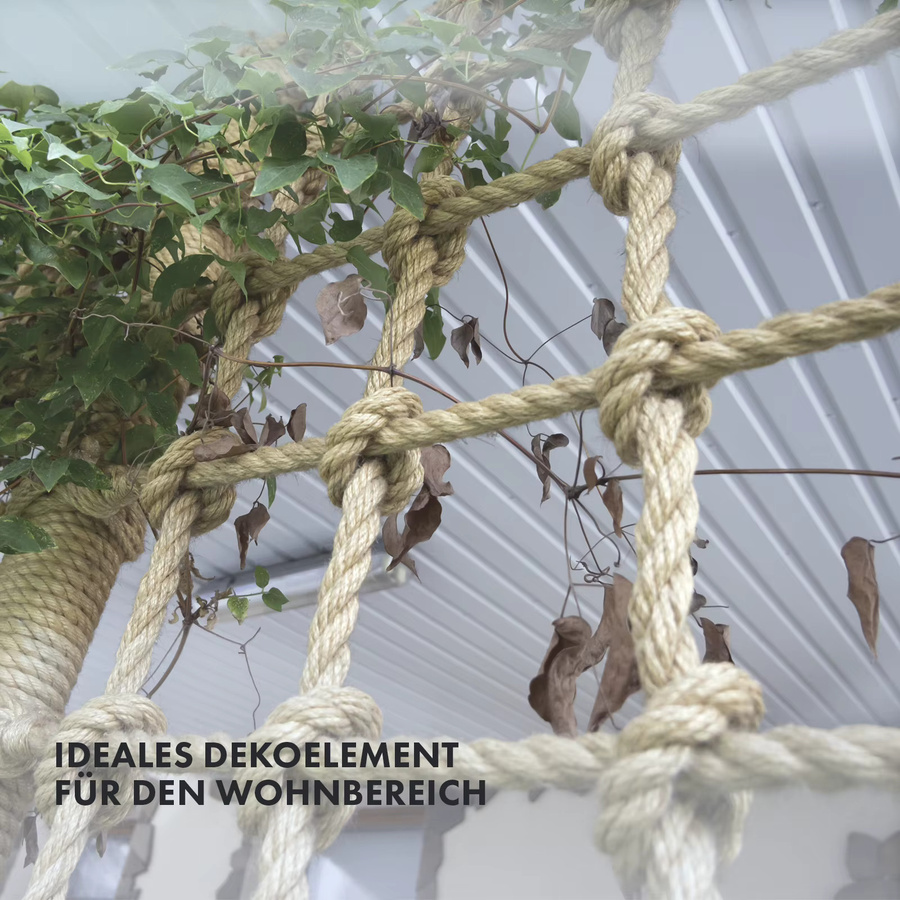 Extra starkes Juteseil aus 100% Naturjute in Beige, Durchmesser: 30 mm, Länge: 50 m - Bild 5