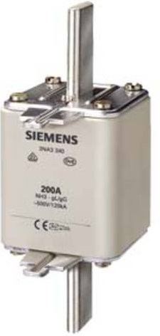 Siemens Sicherungseinsatz 3NA3342, Größe 3, 224 A, 500 V, Weiß, 3 Stück - Bild 1