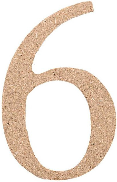 Rico Design Zahl 6 MDF - Bild 1