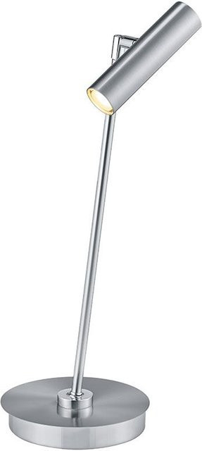 HELL LED-Tischleuchte Tom in Silber Chrom, dimmbar und verstellbar, Warmweiß 2700K - Bild 1
