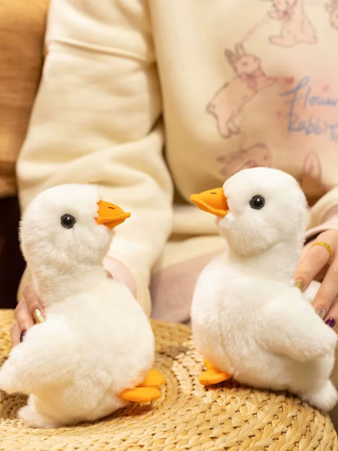 MIAOOWA Enten-Plüschtier, Weiß, 16cm - Bild 7